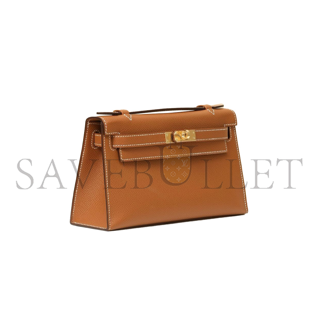 HERMES MASTER MINI KELLY FIRST GENERATION EPSOM GOLDEN BROWN (22*14*7cm) 